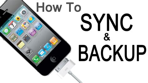 How To Backup And Sync An Iphone Ipad Or Ipod With Itunes Youtube