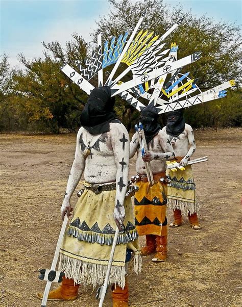 Apache Gaan Dancers By Linda Sparks Apache Native American Apache