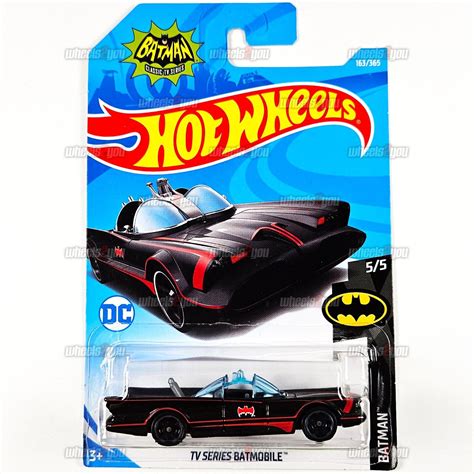 2018 Hot Wheels Tv Series Batmobile 163 Black Batman Dc Hw 1 64 Mattel Fjx34 Ebay