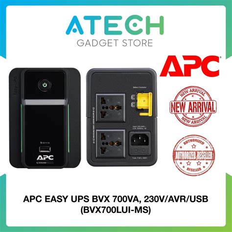 Apc Easy Ups Bvx Va V Avr Usb Charging Universal Sockets