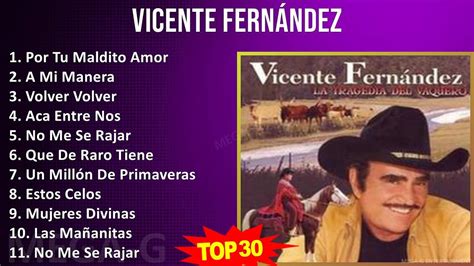 Vicente Fern Ndez Mix Grandes Exitos Por Tu Maldito Amor A Mi