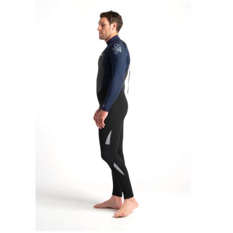 Buy C Skins Legend 5 4 3mm Wetsuit Back Zip Black Navy Online From