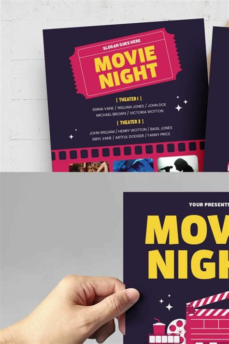 Movie Night Flyer Template – MasterBundles