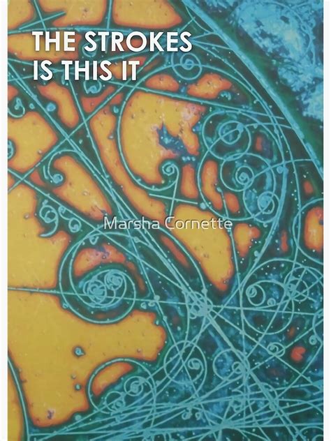 "The Is This It Album cover" Poster for Sale by marshacornette | Redbubble