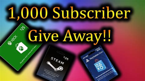 Subscriber Give Away Youtube