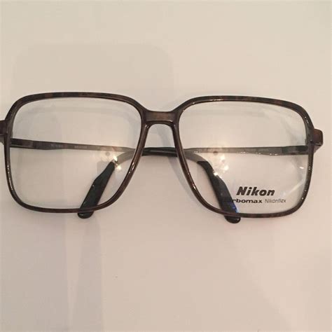 1970 S Nikon Frame Eyeglasses Light Umber Marble Unique Etsy