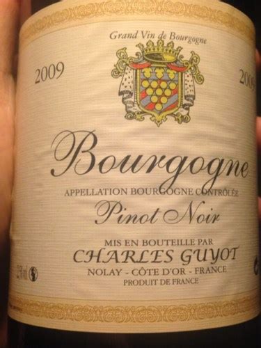 Charles Guyot Bourgogne Pinot Noir Vivino Australia