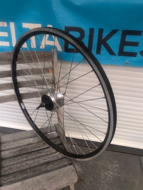 Fiets ACHTERWIEL 28 INCH Shimano NEXUS 7 ROLLER BRAKE Zwart Delta Bikes