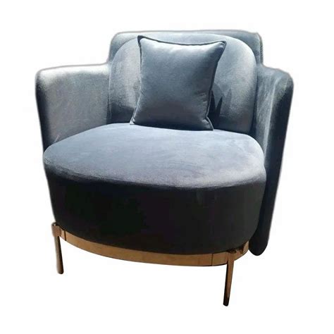 Grey Modern Velvet Single Seater Sofa Chair At Rs In Mumbai Id