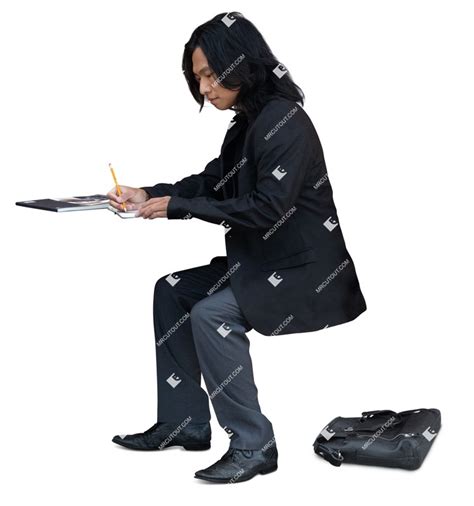 Man Writing People Png