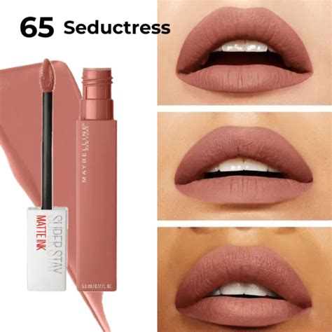 Labial Superstay Gloss Matte Ink 65 Seductress Perfumes Lujosos