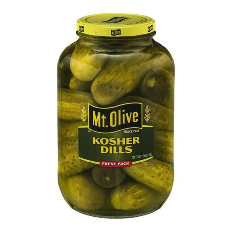 Mt Olive Kosher Dills Pickles 1 Gal Instacart