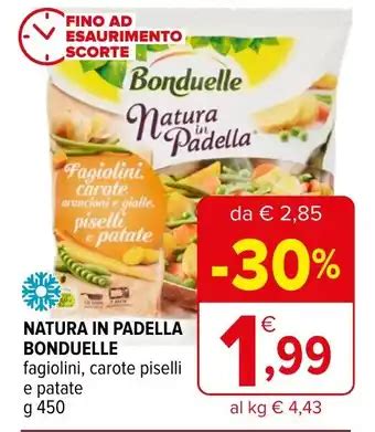 NATURA IN PADELLA BONDUELLE Fagiolini Carote Piselli E Patate E Patate