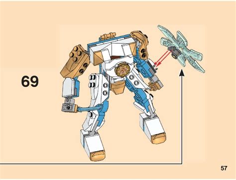 View LEGO Instruction 71761 Zane S Power Up Mech EVO LEGO