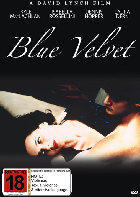 Blue Velvet Dvd Buy Now At Mighty Ape Nz