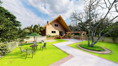 Garden Landscape Design 3D Visualization by RUMPA on Dribbble