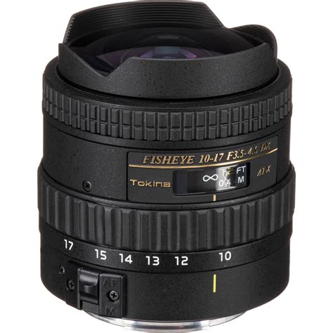 Tokina 10 17mm F 3 5 4 5 AT X 107 AF DX Fisheye Lens For Canon