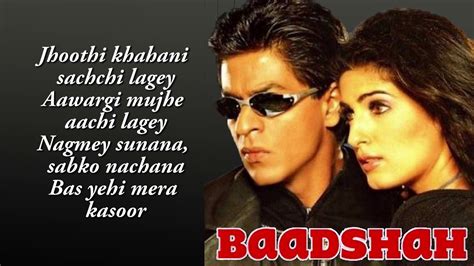 Baadshah O Baadshah Hd Video Shahrukh Khan And Twinkle Khanna