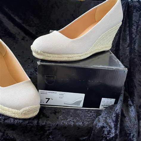 J Crew Factory Shoes J Crew Factory Beige Espadrille Wedge Heels