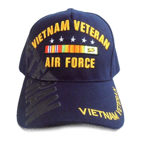 US Air Force Vietnam Veteran Hat Blue Adjustable Cap - Walmart.com - Walmart.com