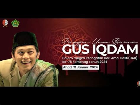 Live Gus Iqdam Hadrah Pusat Di Stadion Bojonegoro Youtube