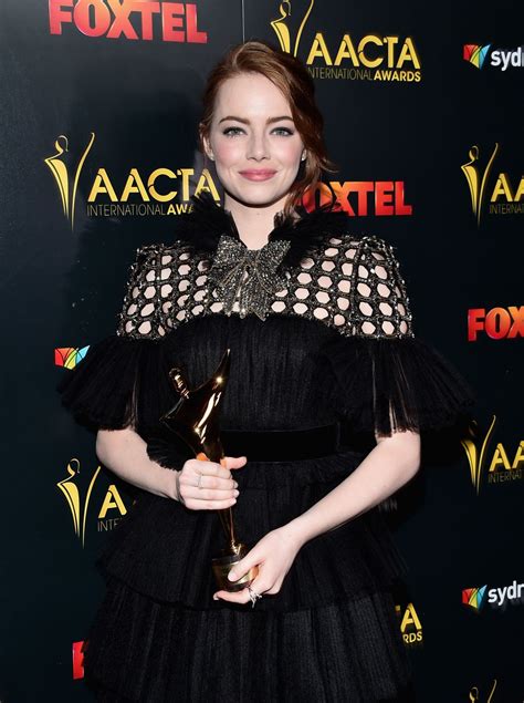 EMMA STONE at AACTA International Awards 2017 in Hollywood 01/06/2017 ...