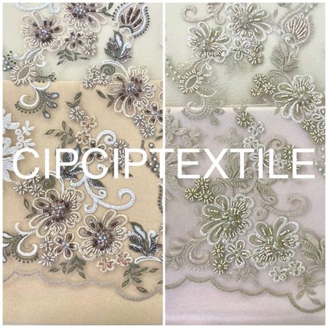 NEW MIXED NUDE AUBRIELLA PEARL BEADED LACE CIPCIPTEXTILE