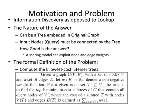 Ppt Star Steiner Tree Approximation In Relationship Graphs