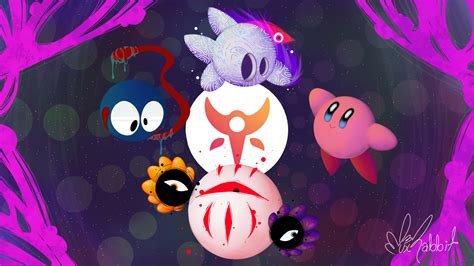 Kirby and friends by UnluckyRabbit on Newgrounds