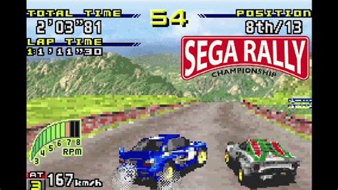 Sega Rally Championship Gba Gameplay Youtube