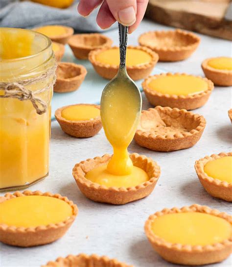 Lemon Curd Tartlets A Baking Journey