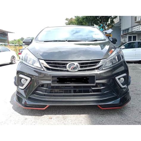 Perodua Myvi 2018 Gen 3 Oem Bodykit Body Kit Skirting Skirt Lip With Oem Paint Shopee Malaysia