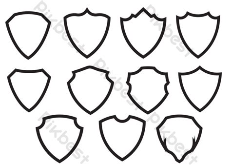 Logo Outline Shape Design PNG Images | EPS Free Download - Pikbest