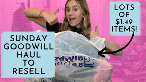 Dollar Day At Goodwill Sunday Goodwill Haul To Resell For Profit On