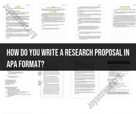 Writing A Research Proposal In Apa Format Step By Step Guide