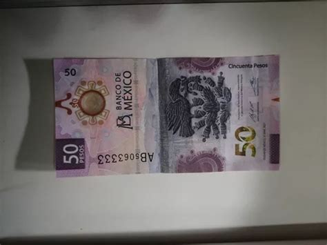 Billete Mexicano De 50 Pesos Mexicanos Ajolote Serie Ab En Venta En