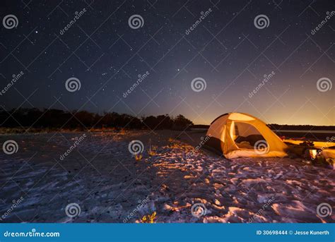 Camping at Night stock photo. Image of florida, stars - 30698444