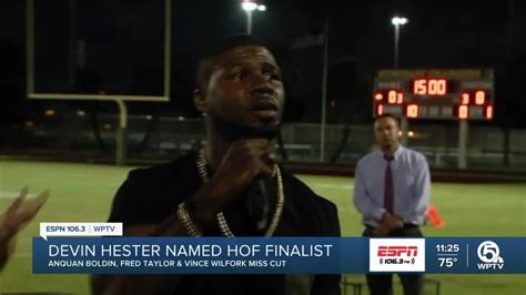 Devin Hester Named Pro Football Hall Of Fame Finalist Youtube