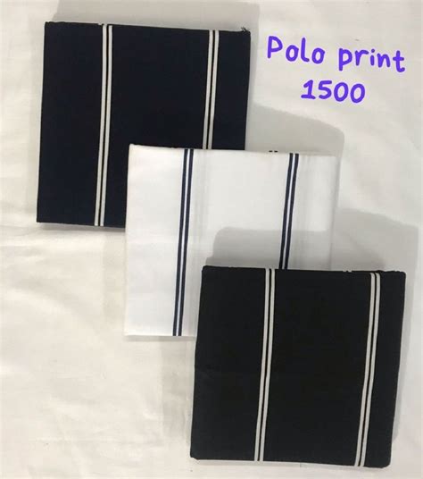 75 GSM Stripe Print Poly Cotton Fabric White And Black At Best Price