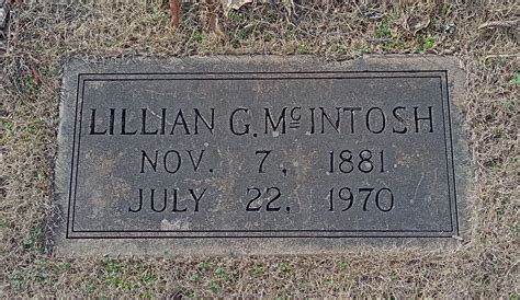 Lillie Earl Gammill McIntosh 1881 1970 Memorial Find A Grave