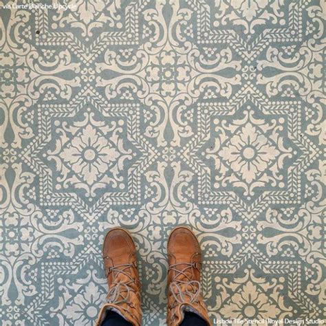 Easy DIY Fix: Concrete Floor Stencils | Hometalk