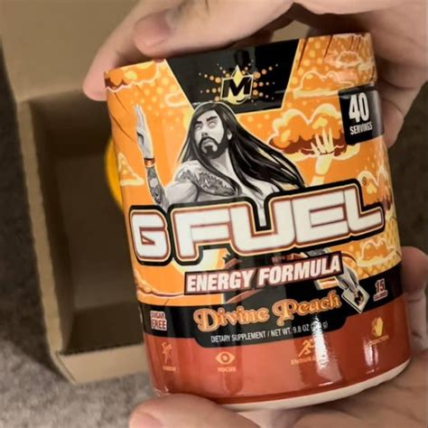 Unboxing Moistcr1tikals G Fuel Divine Peach Collectors Box Energy