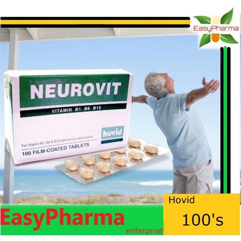 Hovid Neurovit B1 B6 B12 100 S Lazada