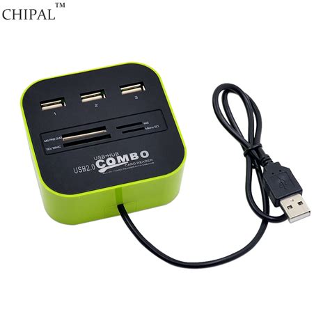 Chipal Pcs Micro Usb Hub Combo Ports Card Reader High Speed