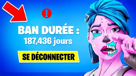 Banni à Vie de Fortnite encore YouTube