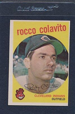 1959 Topps 420 Rocco Colavito Indians VG EX 59T420 50515 5 EBay