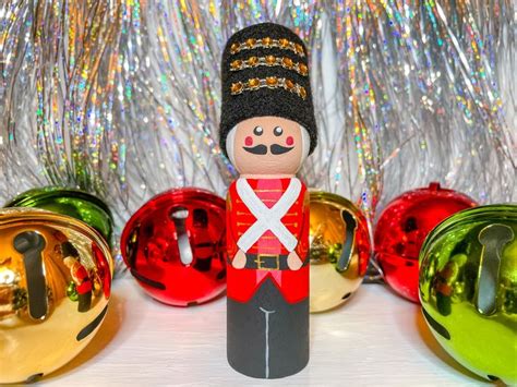 Nutcracker Peg Dolls Christmas Nutcracker Christmas Gift Christmas