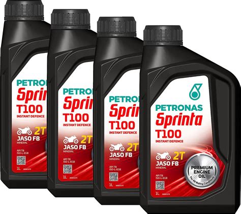 Petronas Kit X Sprinta T Olio Motore Minerale Per Moto E Scooter