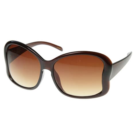 Glamourous Womens Large Oversized Butterfly Shape Cateye Sunglasses