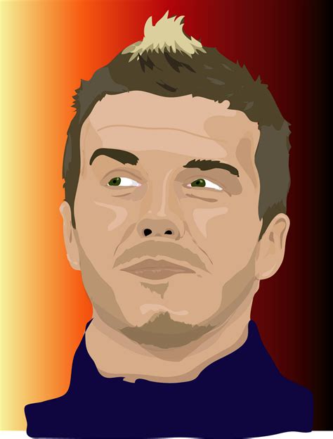 Cartoon Pictures Of David Beckham